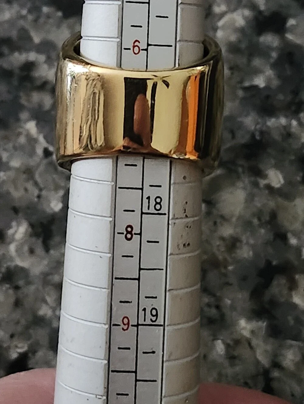 Nolan Miller Gold Tone Pavé Crystal Shield Ring Size 7